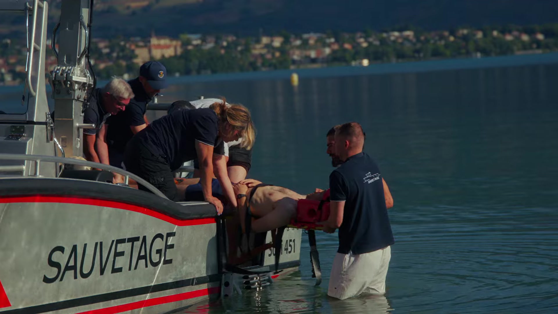 Exercice de sauvetage au lac, Samaritains du Nord vaudois × Sauvetage des Iris — Vidéo